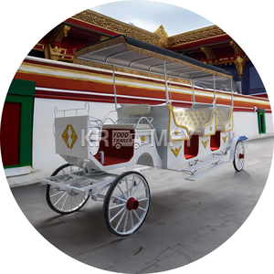 Transport de chariots de cheval touristique spécial exclusif personnalisable de chariot électrique à quatre roues de style européen Offre Spéciale - Product Image 3