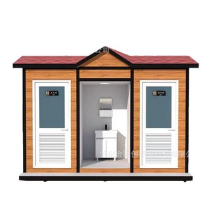 Baño Portátil de Madera con Diseño Moderno y Fácil Instalación para Lugares Públicos - Product Image 5