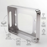 Supports métalliques galvanisés en acier inoxydable pour équipements laser, pièces de découpe, accessoires de renforcement, connecteurs métalliques