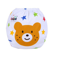 Wieder verwendbare Baumwoll tuch windeln Baby-Trainings hose Wasch bare Baby windeln