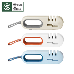 Afilador <span class=keywords><strong>de</strong></span> Cuchillos Profesional <span class=keywords><strong>de</strong></span> 3 Etapas con Barra <span class=keywords><strong>de</strong></span> Cerámica, Placa Recubierta <span class=keywords><strong>de</strong></span> Diamante y Guía <span class=keywords><strong>de</strong></span> Aleación <span class=keywords><strong>de</strong></span> Tungsteno para un Cuidado Completo del Filo - Product Image 1