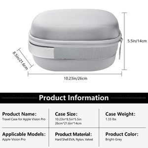 Estuche de Transporte Amazear con Doble Cremallera, Bolsa de Almacenamiento para Viajes y Actividades al Aire Libre para Vision Pro - Product Image 6