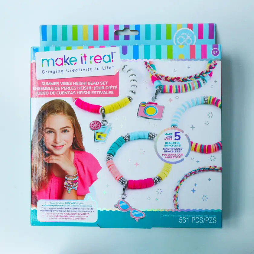 Kit de fabrication de bracelets à breloques JOYFUL pour filles, cadeau d'art et d'artisanat, jouets pour filles de 3 ans et plus, idées de cadeaux d'anniversaire