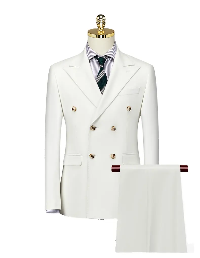 2023 clothing suit men's 2 piece set slim fit business casual gentleman blazer