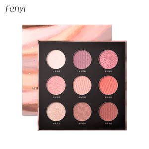 อายแชโดว์ 9 สี ครีมเนื้อมัทท์ประกายมุก มัลติโครม สีสันหลากหลาย ผลิตตามสั่ง ขายส่ง พาเลทแต่งตา กันน้ำ - Product Image 6