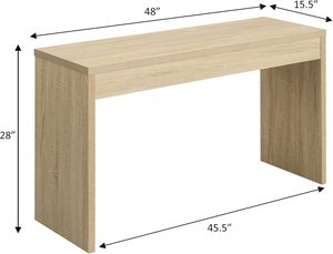 Convenience Concepts Northfield 48 \ "Mesa de consola minimalista moderna Sofá estrecho Pantalla Acento para madera de vida contemporánea - Product Image 3