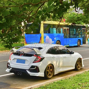 Pour Honda Civic 2016 2017 2018 2019 2020 10e génération FK7 hayon aileron arrière type-r Style Tuning toit aile coffre lèvre décoration - Product Image 4