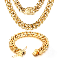 Chaîne cubaine Nuoya en gros pour hommes, bracelets hip-hop, chaîne cubaine dorée, bijoux tendance pour rappeurs, cadeau pour hommes