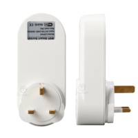 Prise intelligente contrôlée UK 3100W 13A avec 2 ports WiFi, prise électrique