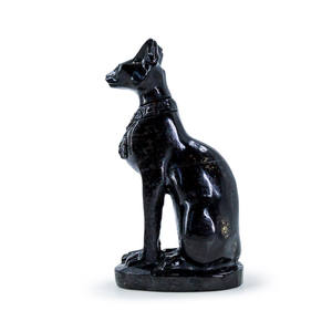 Escultura de Cristal de <span class=keywords><strong>Mau</strong></span> Egipcio Natural Reiki de Alta Calidad de Fábrica Yinglai, Artesanía de Piedra Curativa con Diseño de Animales Feng Shui Hecha a Mano - Product Image 5