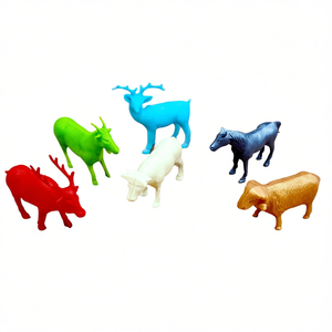 Ensemble de figurines d'animaux sauvages miniatures pour enfants, apprentissage éducatif, 6 pièces, emballées en CPP - Product Image 2