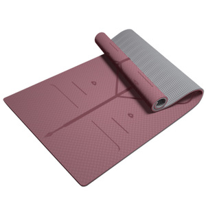 Tapis de yoga TPE épaissi 6 mm, antidérapant, inodore, certifié CE, élargi 80 cm, insonorisant, pour fitness, avec sac, pour la maison, la danse et la <span class=keywords><strong>corde</strong></span> à sauter - Product Image 1