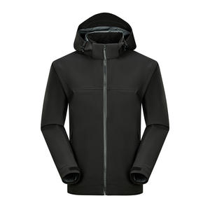 <span class=keywords><strong>Giacca</strong></span> impermeabile rigida da uomo <span class=keywords><strong>giacca</strong></span> <span class=keywords><strong>a</strong></span> <span class=keywords><strong>vento</strong></span> da esterno con cappuccio staccabile cappotto esterno Unisex impermeabile per uso esterno - Product Image 2