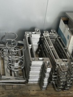 Support de montage, plaque de base et cadre en aluminium et acier inoxydable usinés CNC de précision OEM pour équipement d'automatisation