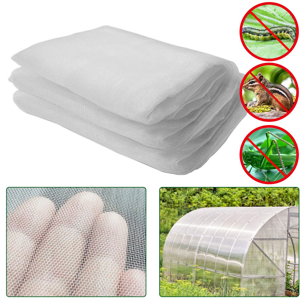 100% nouveaux filets anti-insectes en plastique pour serre/moustiquaire jardin