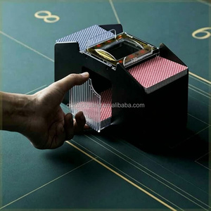 Dispositivo automático <span class=keywords><strong>para</strong></span> mezclar cartas de póker, material plástico, compatible con Three Kingdoms, Landlord, Guandan, Texas Holdem, juego de cartas familiar y de ocio - Product Image 2