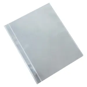 Oem Design Modern Rectangle Pvc Clear Paper Inner Pages Holes Album Inside Pockets Picture Photo Sleeves