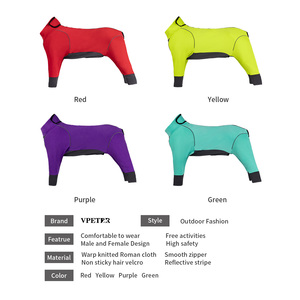 Combinaison pour chien VPETBR, vêtements de luxe pour chiens, pyjama, veste pour <span class=keywords><strong>teckel</strong></span>, protection douce, couvre-tout - Product Image 2