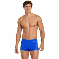 Shorts de bain professionnels pour hommes en gros, 1 imprimé sur le devant, taille élastique avec cordon de serrage, boxers de natation de compétition, service OEM, écologiques