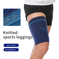 SHIWEI-2291 # 3D cuisse Compression manches accolades pour Quad & Aine soulagement de la douleur et récupération confortable porter genou cuisse soutien