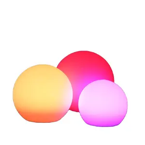 कस्टम वाटरप्रूफ सौर द्वारा गेंद रंग बदलने वाली चमक के कारण गार्डन सजावट के लिए प्रकाश गेंद