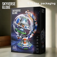 Vente en gros 00009 CPSIA Ensemble de blocs de construction éducatifs en plastique de 1792 pièces Modèle de station spatiale pour les âges 13-14 ans et plus