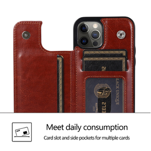 Accessori per Telefoni all'Ingrosso, Custodia in <span class=keywords><strong>Pelle</strong></span> con Porta Carte per <span class=keywords><strong>iPhone</strong></span> 17 Pro Max, <span class=keywords><strong>Cover</strong></span> Posteriore in <span class=keywords><strong>Pelle</strong></span> per A51 A71 - Product Image 3