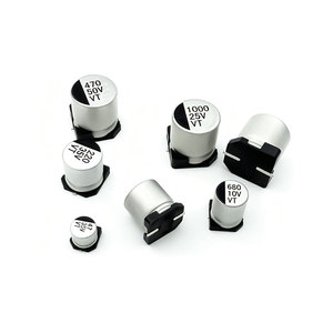 Condensateur électrolytique à puce SMD 10V 16V 25V 35V 50V 63V 100V 1µF 2.2µF 4.7µF 10µF 22µF 33µF 47µF 100µF 220µF 330µF 470µF - Product Image 1