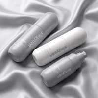XINGYUAN Flacons pulvérisateurs en plastique en forme de capsule de 80 ml et 100 ml pour le visage et le corps, brume fine, parfum, emballage cosmétique personnalisé