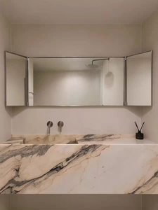 Mármol <span class=keywords><strong>Rosa</strong></span> Ahumado Fácil de Limpiar para Piso de Baño y Cubierta de Mesa de Comedor, <span class=keywords><strong>Piedra</strong></span> Natural Resistente a los Arañazos - Product Image 6