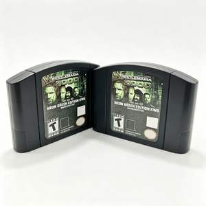 Cartouche de jeu pour <span class=keywords><strong>Wwf</strong></span> <span class=keywords><strong>Wrestlemania</strong></span> Neon Green USA - Version NTSC anglaise pour console de jeux Nintendo 64 - Product Image 3