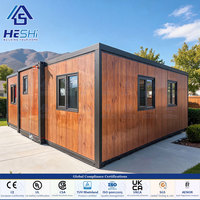 Offre Spéciale – Maison Conteneur Préfabriquée Extensible 20 pieds/30 pieds, 2, 3 ou 4 Chambres, Pliable et Mobile, Maison Modulaire Préfabriquée