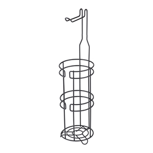 Modern Hotel Use Vertical Wrought Iron Toilet <b>Paper</b> Storage Rack Rectangular Floor <b>Tissue</b> Rack - Product Image 4