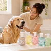 Shampooing et revitalisant SOS pour animaux de compagnie 240ml, pour le soin des poils des chats et des chiens, utilisation en salle de bain