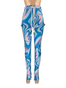 2021 trend Increspato Sudore Jogging <span class=keywords><strong>Pantaloni</strong></span> Tie Dye Tasca Tratto Inferiore Delle Donne di <span class=keywords><strong>Velluto</strong></span> di Spessore Impilati Jogging <span class=keywords><strong>Pantaloni</strong></span> - Product Image 3