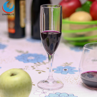 Verres à boire en polycarbonate, verres à boire en plastique recyclé, verres à vin rouge, verres à eau, gobelets