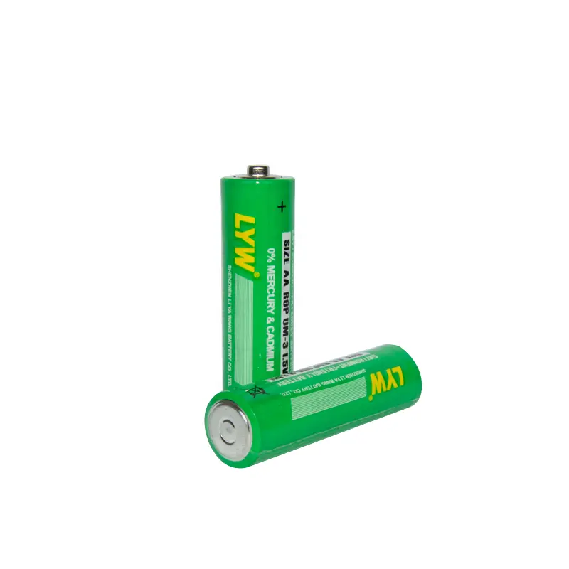 Vente en gros AA Carbon batterie UM-3 R6P 1.5V Zinc Carbon Dry Battery No.5 plomb carbone batterie