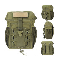 Panier avant étanche pour scooter extérieur Sac de rangement pour vélo Pochette tactique de camouflage