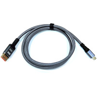 Câble DP mâle-mâle Mindpure 1m 2m Mini 1.4V 8K 4K 144Hz HDR 60Hz plaqué or blindage tressé 32.4Gbps pour ordinateur