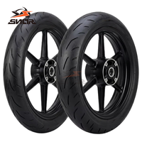 Nouvel ensemble de roues Supermoto SNOR 12 14 pouces pour moto électrique Yozma Tuttio, jantes chromées, pneus, pièces de mise à niveau pour roues de moto