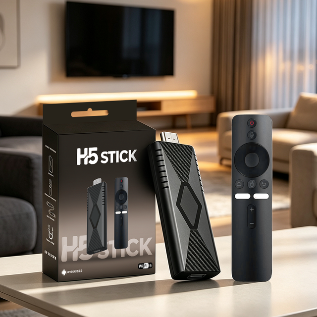 2026 Factory H5 Stick H150 Android 15 TV Stick WiFi6 2GB 8GB Smart Fire Stick Set-Top Box