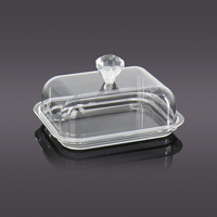 Boîte de conservation classique en acrylique pour beurre et fromage, ustensile de cuisine domestique pour la pâtisserie et la cuisson