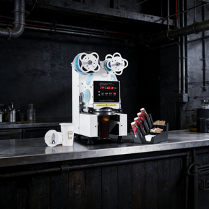 Machine de remplissage et de scellage de gobelets pour l'eau minérale, machine de conditionnement d'eau potable - Product Image 1