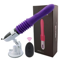 Masturbateur automatique électrique rechargeable à télécommande, jouet sexuel, gode télescopique, machine à pousser
