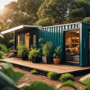 Maison préfabriquée modulaire de 3 chambres à coucher en Chine ensemble modulaire de petit kit de maisons en cabine maison en conteneur à vendre - Product Image 2