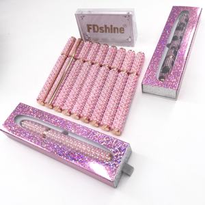 Delineador à prova d'água 2 em 1, delineador lápis de maquiagem 2 em 1 preto, caneta de cola para delineador oem - Product Image 1