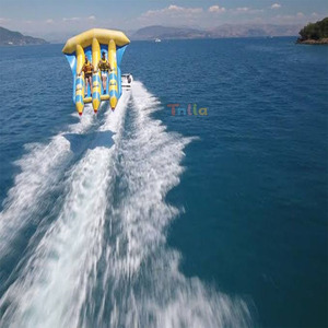 Oferta Caliente: Equipo de <span class=keywords><strong>Juego</strong></span> Acuático de PVC Duradero y Hermético, Bote Inflable, Pez Volador Inflable para Deportes Acuáticos en Venta - Product Image 1