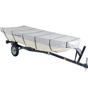 ฝาครอบเรือ420D กันน้ำได้เรือ Jon เรือ15ft ลำแสงยาว72 "ใช้สำหรับงานหนัก - Product Image 1