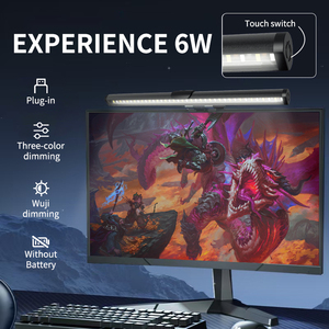 USB Powered Modern <span class=keywords><strong>LED</strong></span> görev lambası kısılabilir göz bakımı E- masa okuma lambası alüminyum gövde dokunmatik ofis bilgisayar monitörü aydınlatma için - Product Image 4