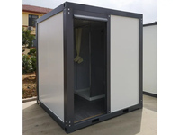 Kit de toilettes préfabriquées portables modernes, toilettes modulaires, maisons, salle de bain mobile, toilettes publiques extérieures, cabine de toilettes